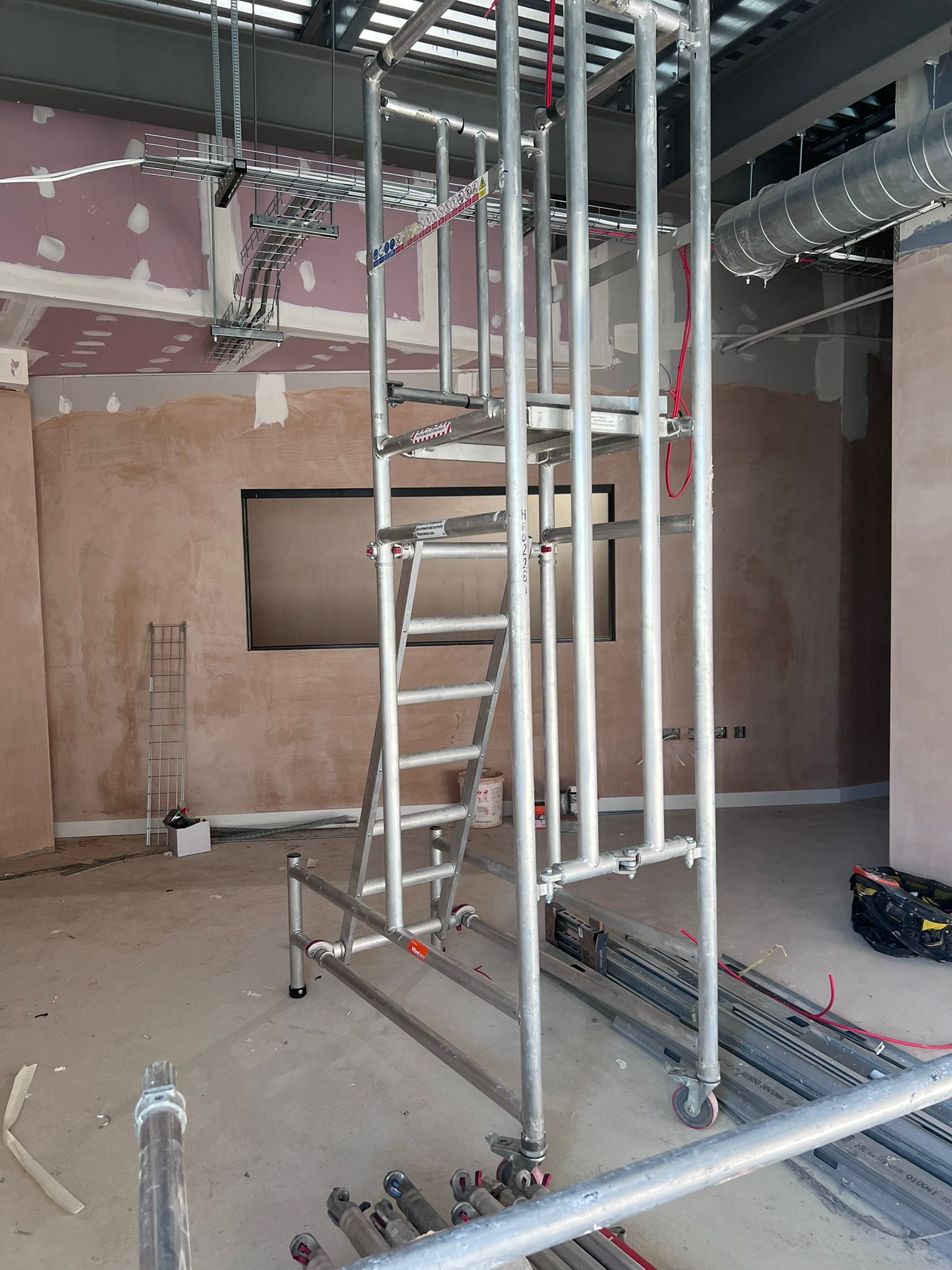 Trowel finish close-up